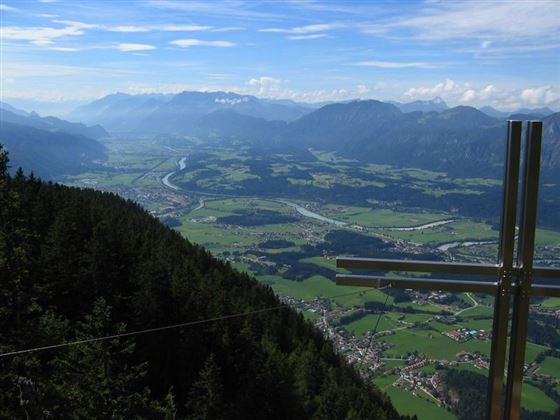 Aussicht von unserem Hausberg Pölven
