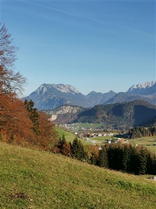 A view of Thiersee in autumn, taken in Hinterthiersee