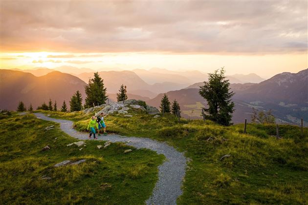 Wandern-mit-Abendrot-Scheffau Wilder Kaiser