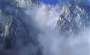 Berg und Wolken