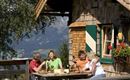 Rast bei Berghütte