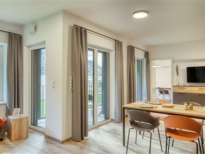 Apartment, shower, toilet, balcony