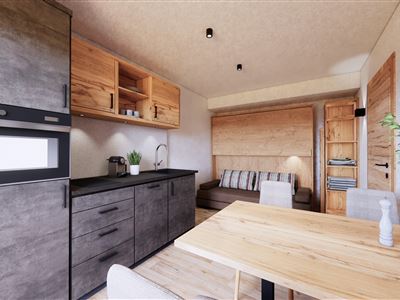 Appartement, douche, WC, 1 slaapkamer