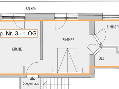 Apartment, shower, toilet, 2 bed rooms