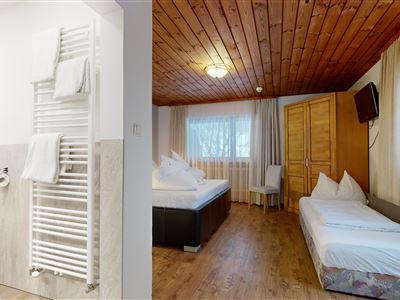 triple room with shower, WC