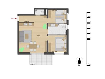 Apartamento, baño,WC, terraza