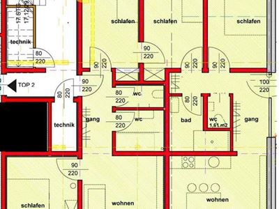 Apartmán, WC a vana/sprcha odděleny, 4 a více místností na spaní