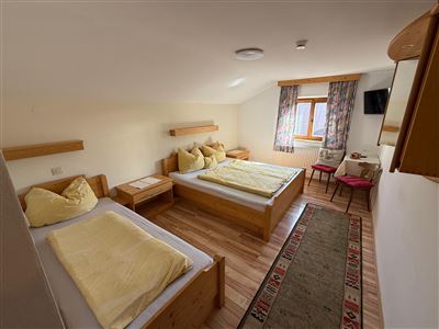 Triple room, shower, toilet