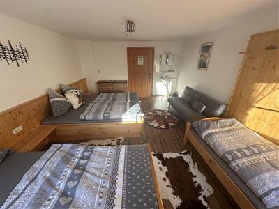 Familienzimmer, Etagendusche/Etagen-WC, Bergseite