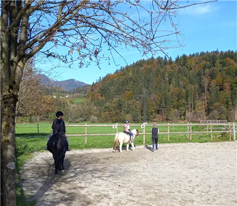 Reiten mit unsrer Hannah