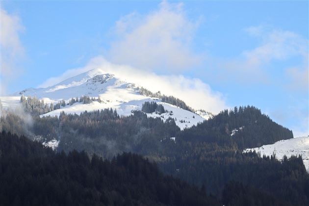 Aussicht auf die Kitzbüheler Alpen.