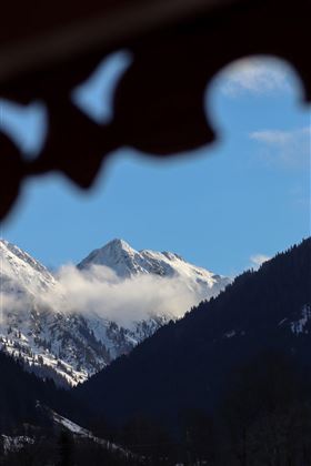 Aussicht auf die Kitzbüheler Alpen.