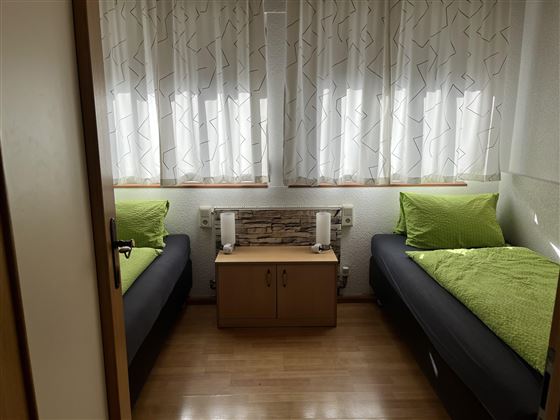 Abendrot kleines Schlafzimmer
