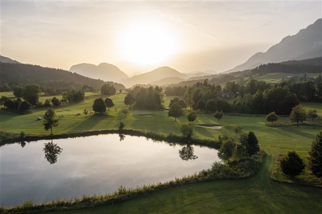 Abendstimmung am Golfplatz