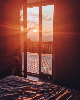 Abendstimmung Schlafzimmer