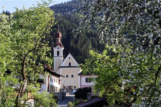 Ansicht auf die Goinger Kirche