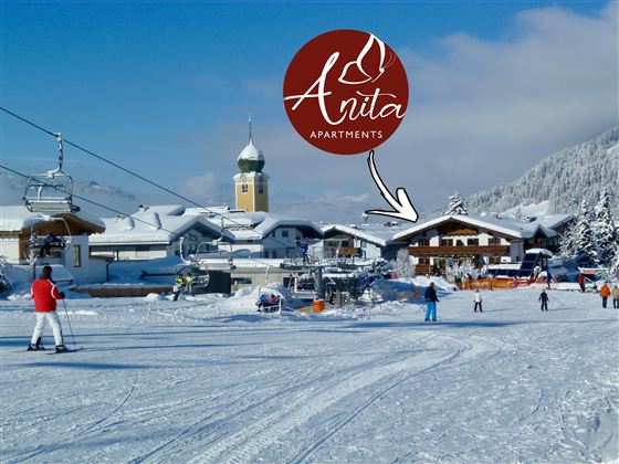 Apartment Anita - directly at the practice area with connection to the Ski World