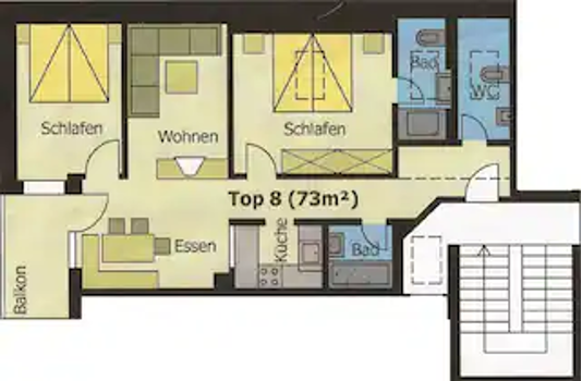 Appartement 8/ Grundriss