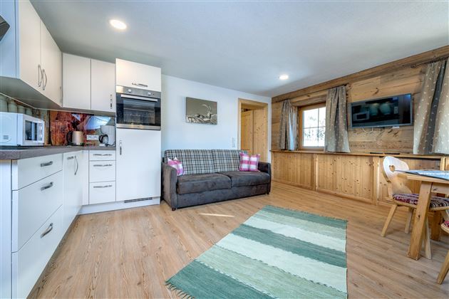 Appartement Kaiserblick Wohnkueche neu