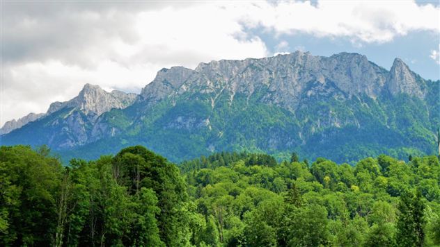 View from the living room and balcony of the Kaisergebirge