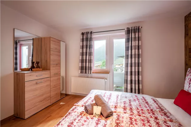 Auch das Schlafzimmer hat seinen eigenen Balkon