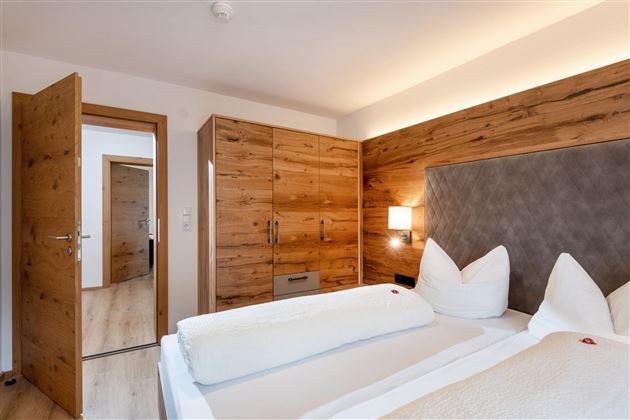 Schlafzimmer von Appartement 1 und 3