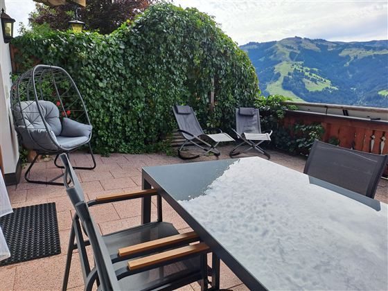 Ausblick Filzerhof Kirchberg in Tirol Sonnenterras