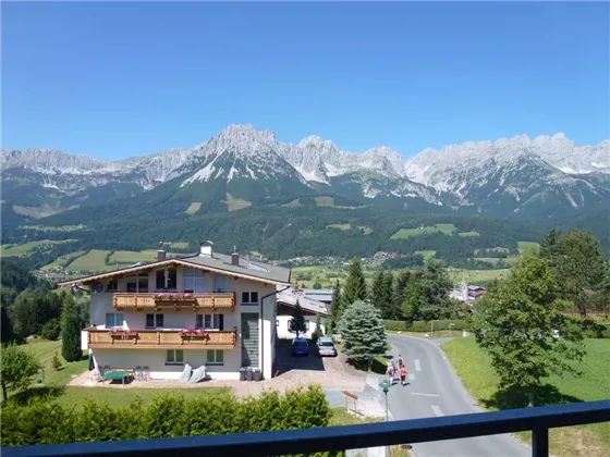 Ausblick vom ersten Balkon