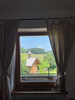 Ausblick von Zimmer 4 App. Wilder Kaiser