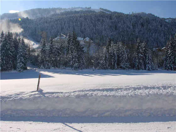 View of the Hartkaiser ski area