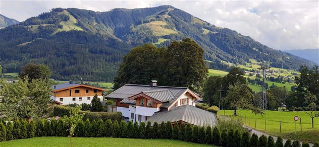 Außblick Sommer Balkon