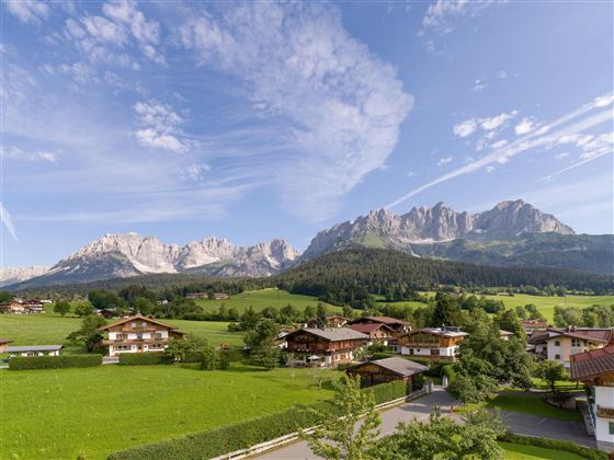 Aussicht Balkon "Panorama Kaiser"