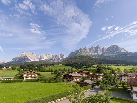 Aussicht Balkon "Panorama Kaiser"