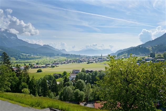 Aussicht zum Dorf