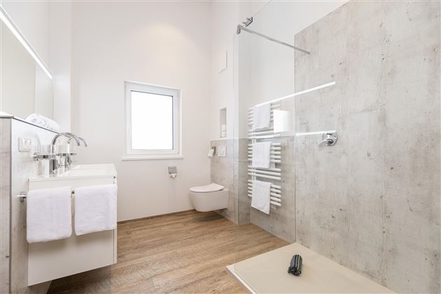Badezimmer Appartement Alpentraum