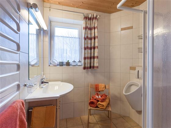 Badezimmer im Appartement Pölven