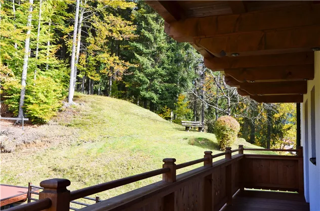 Bergblick Balkon nach Norden