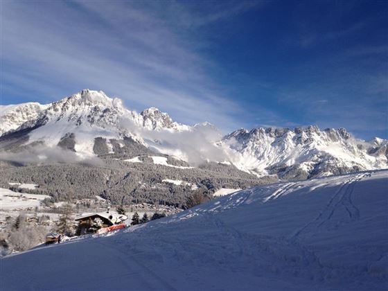 Berghof Ausblick Balkon