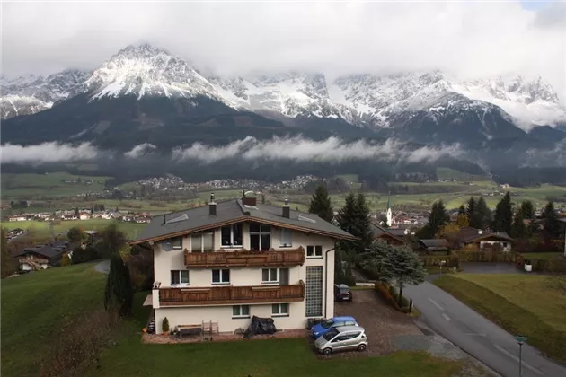 Berghof Nordseite vanaf balkon