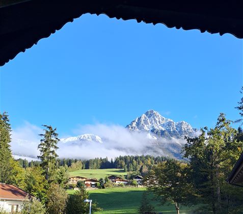 Blick auf den Kaiser vom Schlafzimmer