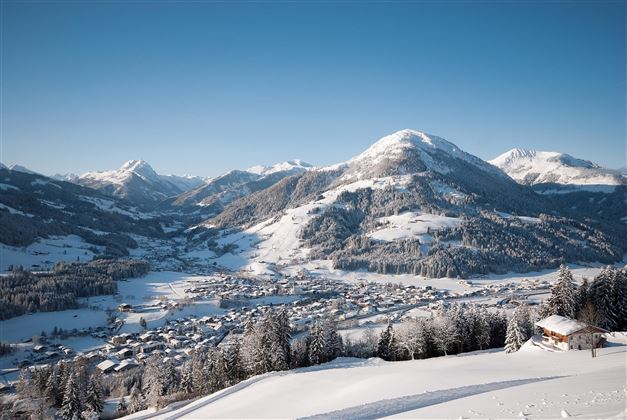 Blick auf Kirchberg