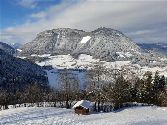 Blick vom Balkon Richtung Söll