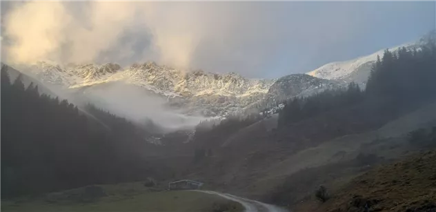 Blick zur Kaiser-Hochalm