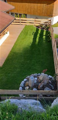 Chalet Hüttenzauber gemütliche Terrasse
