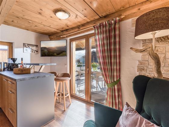 Chalet_Huettenzauber gemütlicher Wohn- Essbereich