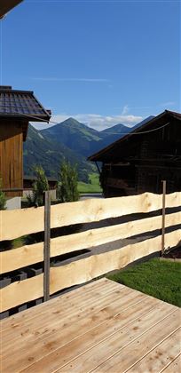 Chalet Hüttenzauber Terrassenaussicht