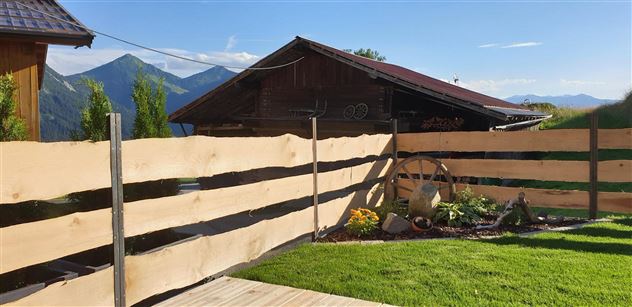 Chalet Hüttenzauber Terrassenaussicht