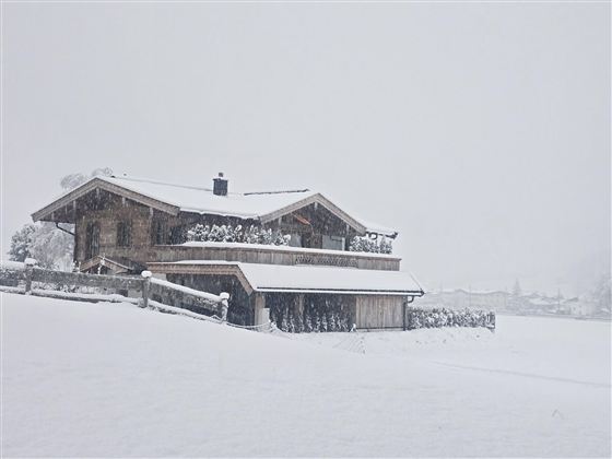Chalet Magdalena Nord West Ansicht WINTER