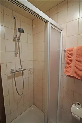 shower toilet  double room