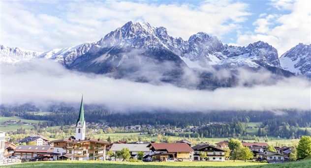 Ellmau mit Wilder Kaiser